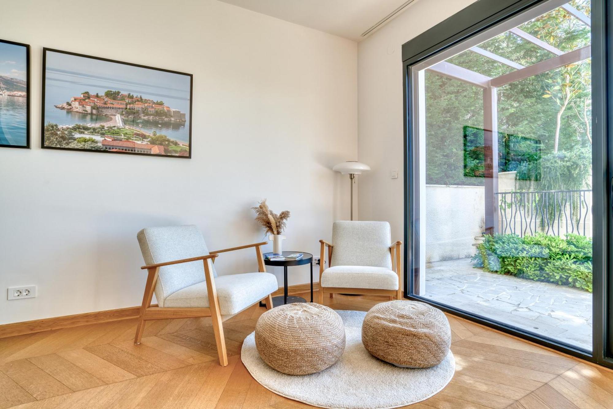 Quercus Residences Apartments Sveti Stefan Dış mekan fotoğraf